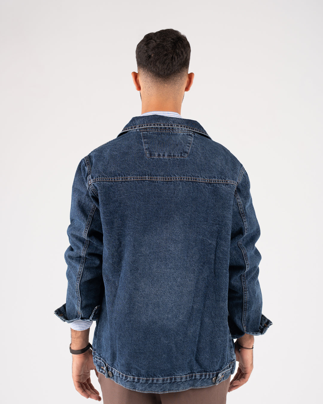 جاكيت دنيم رجالي واسع