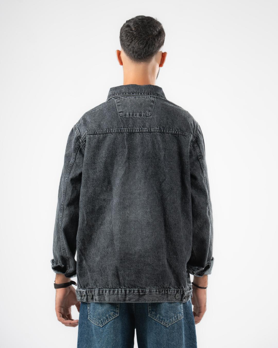 جاكيت دنيم رجالي واسع