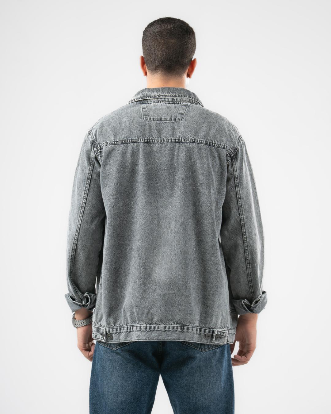 جاكيت دنيم رجالي واسع