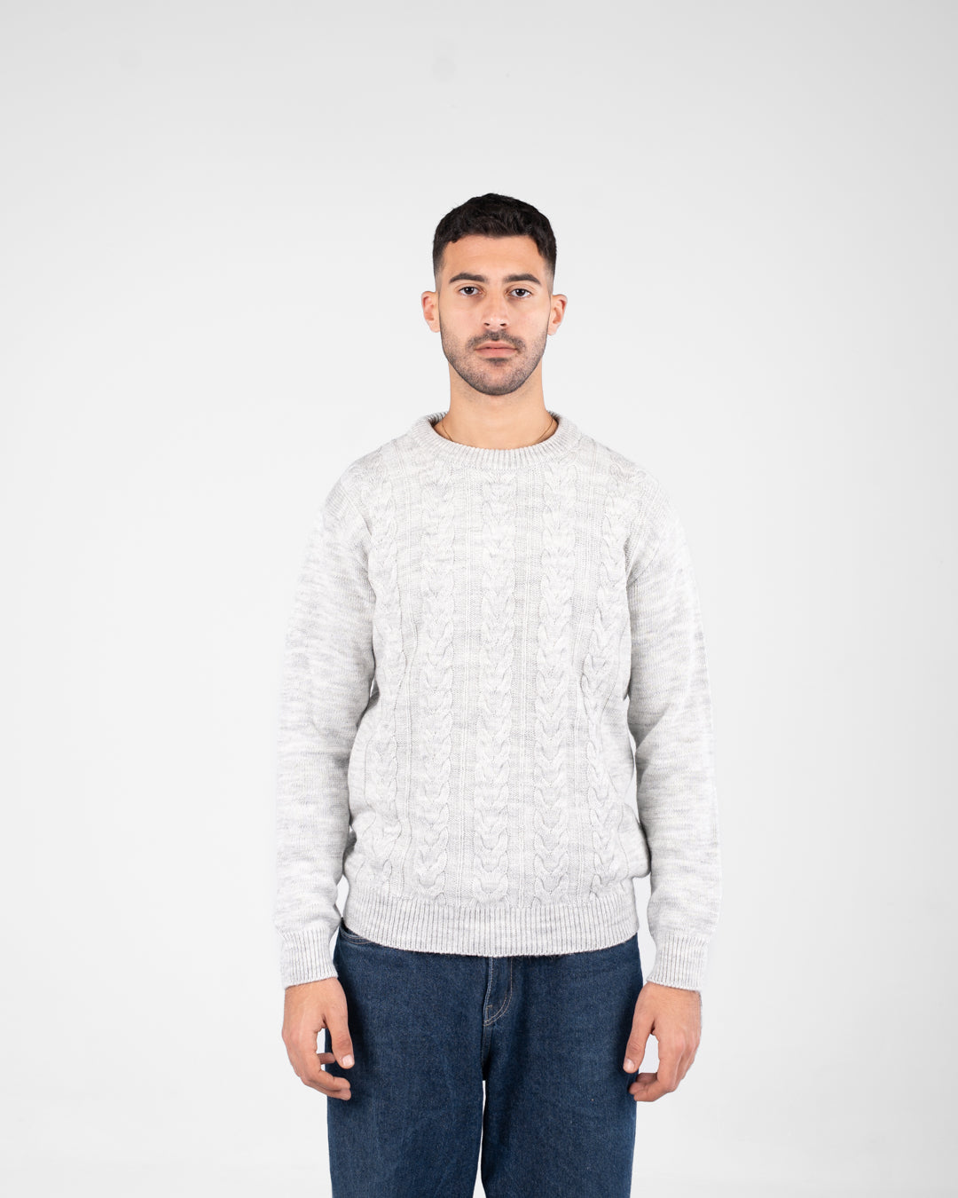 ضفائر رجالية برقبة دائرية