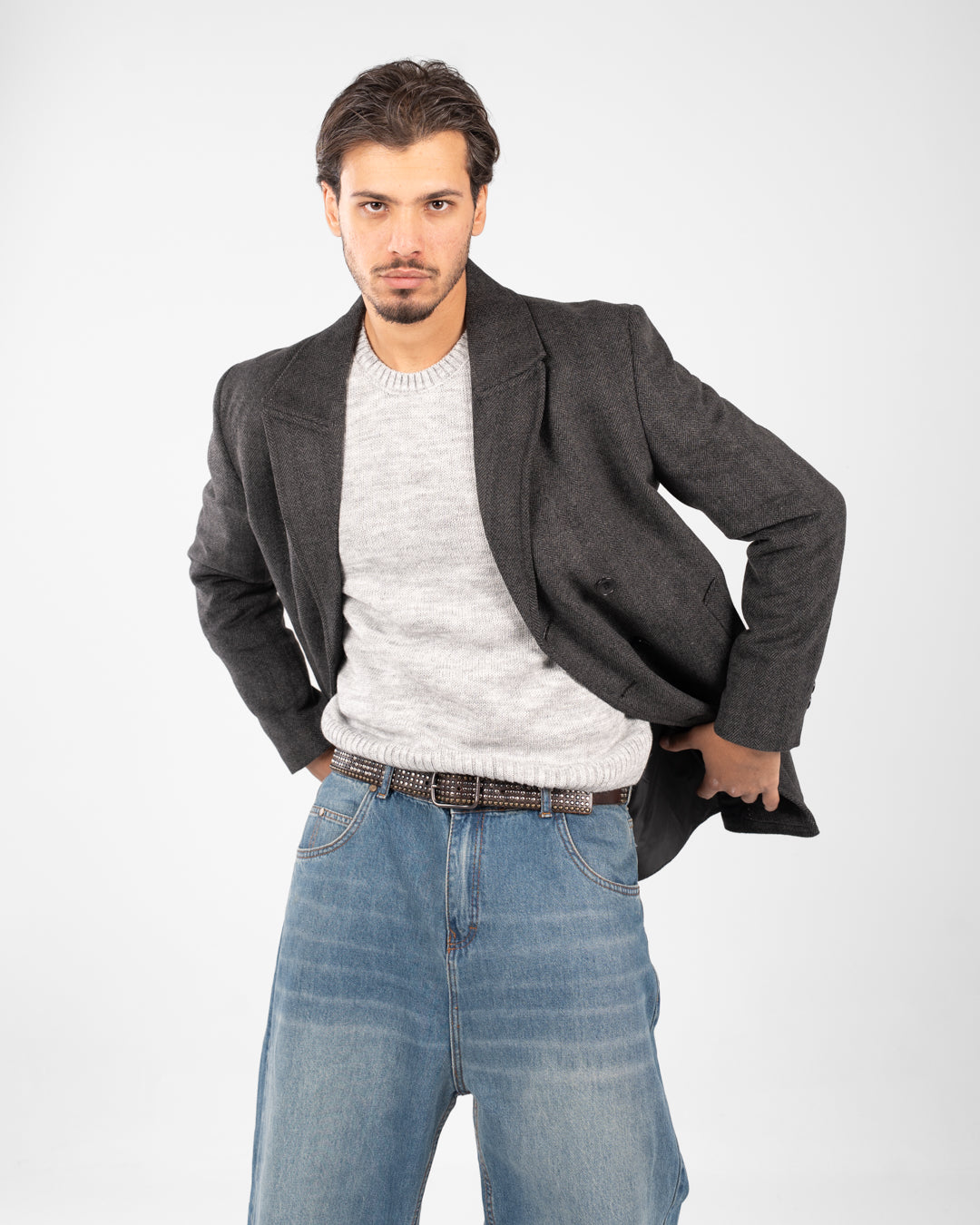 معطف جاكار قصير للرجال