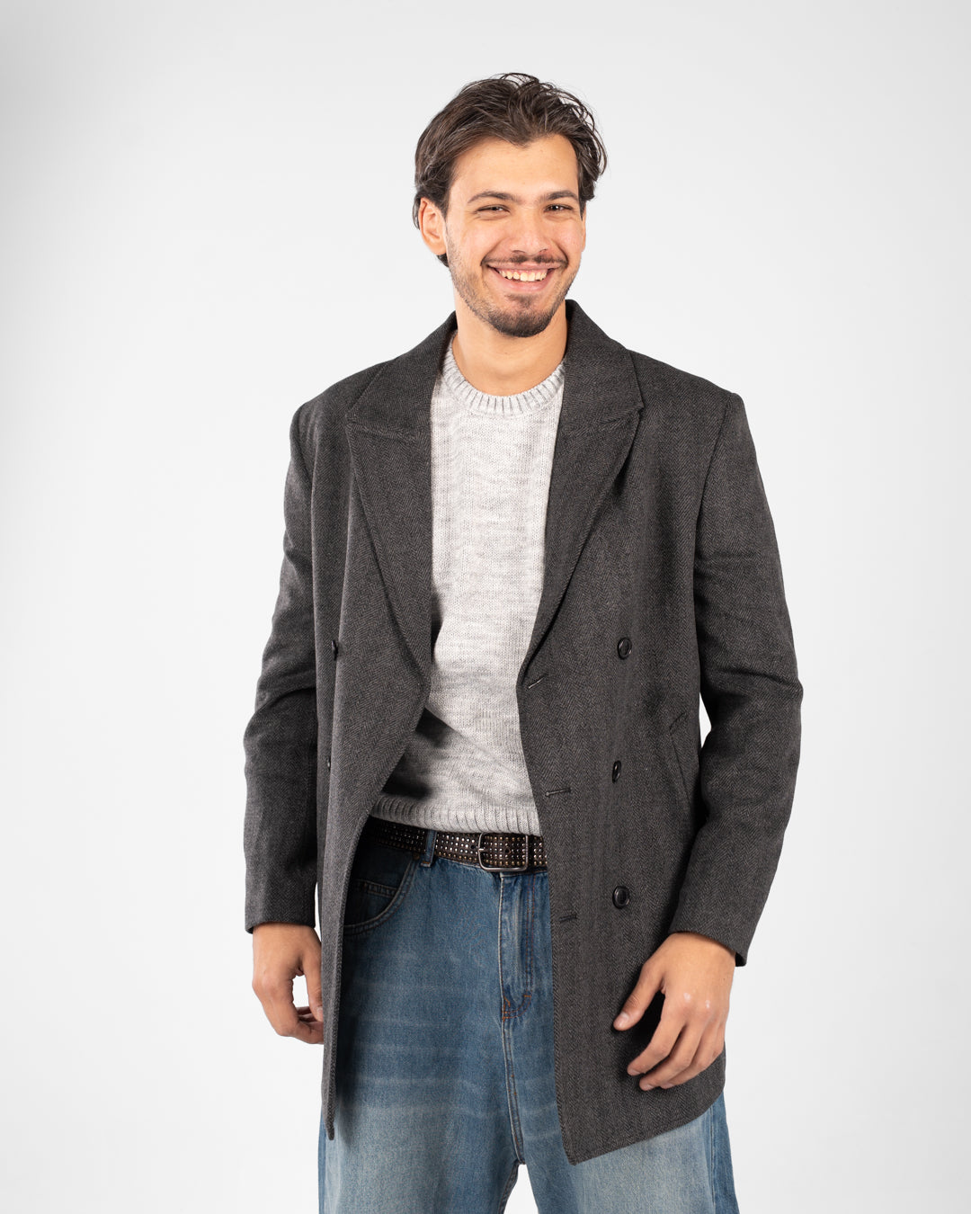 معطف جاكار قصير للرجال