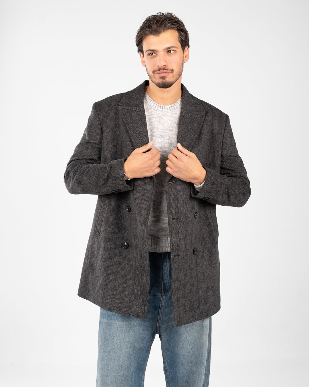 معطف جاكار قصير للرجال