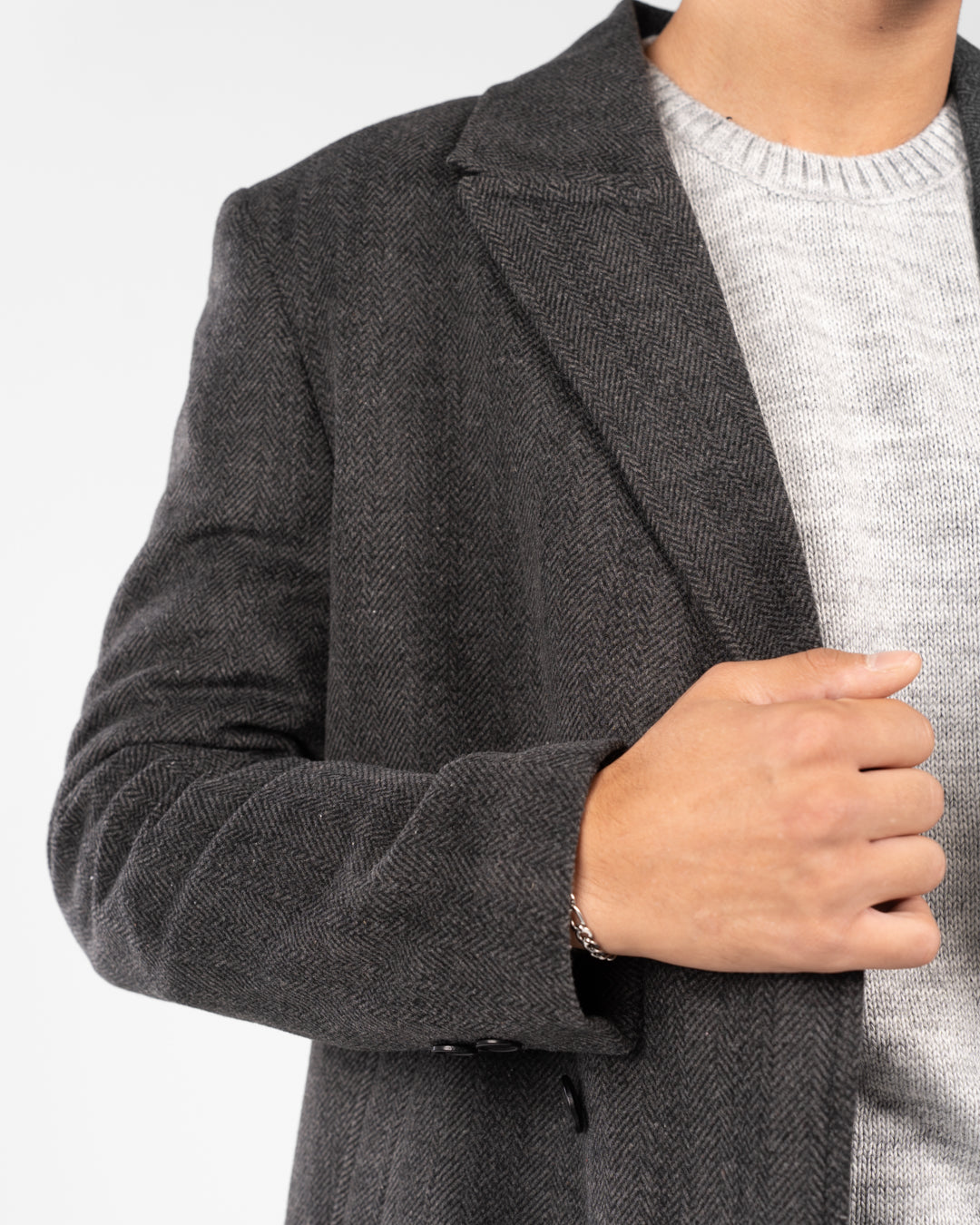 معطف جاكار قصير للرجال