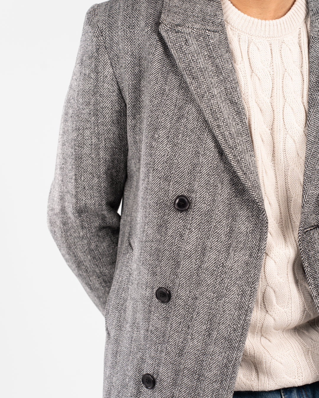 معطف جاكار قصير للرجال