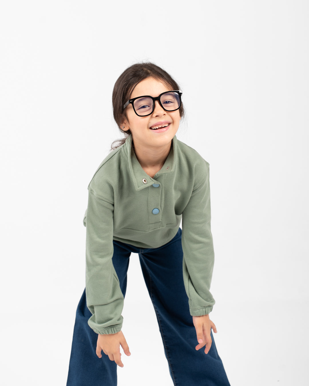 سويت شيرت بزرار