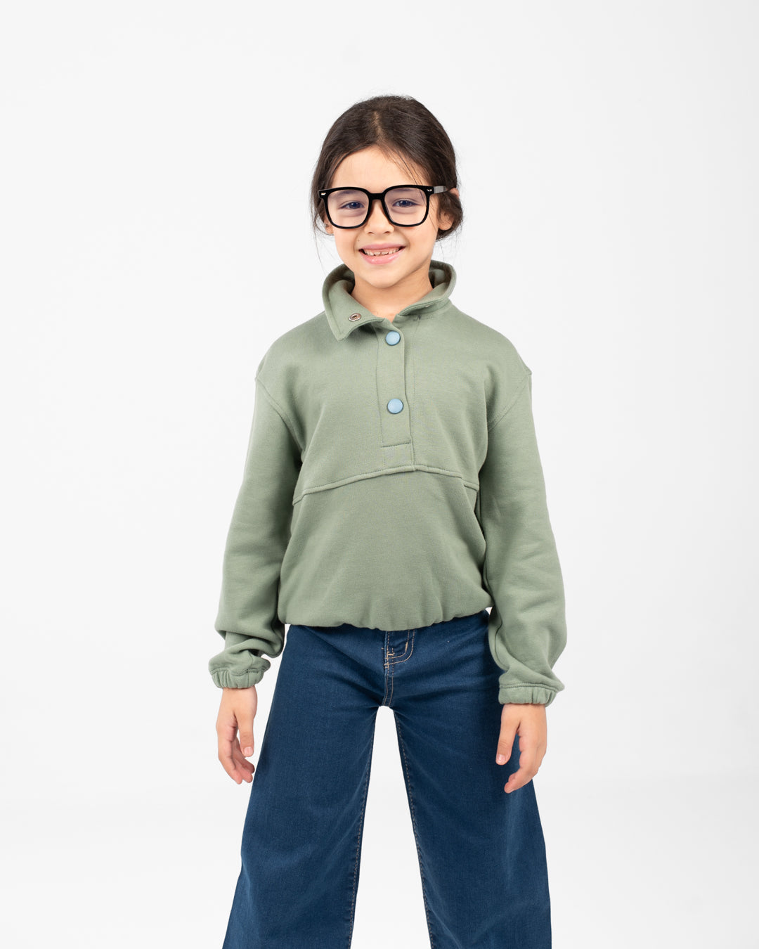 سويت شيرت بزرار