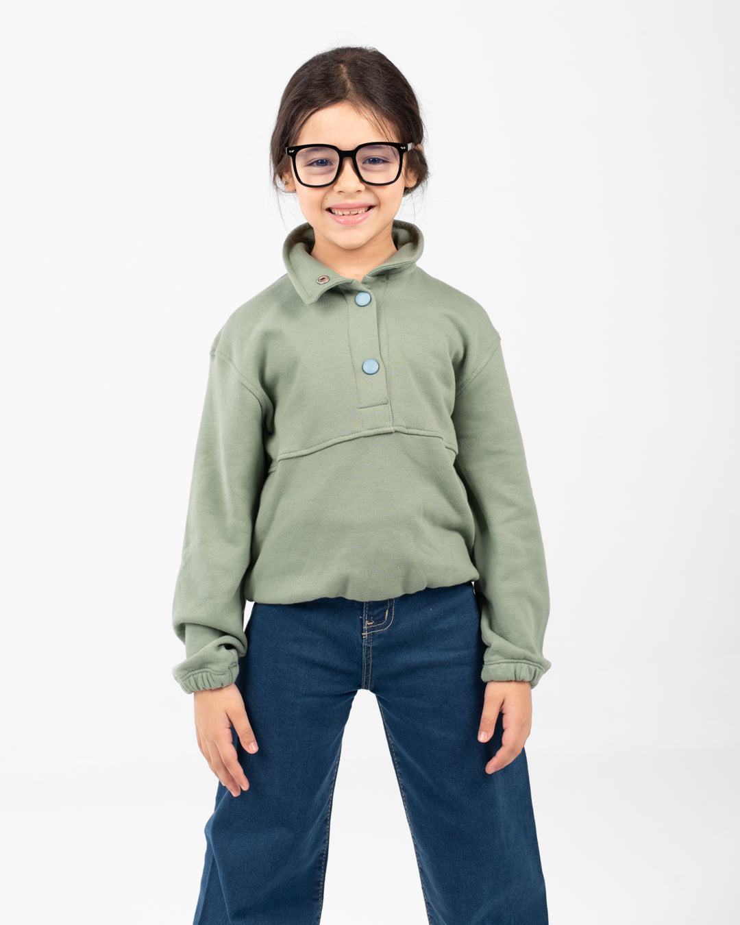 سويت شيرت بزرار