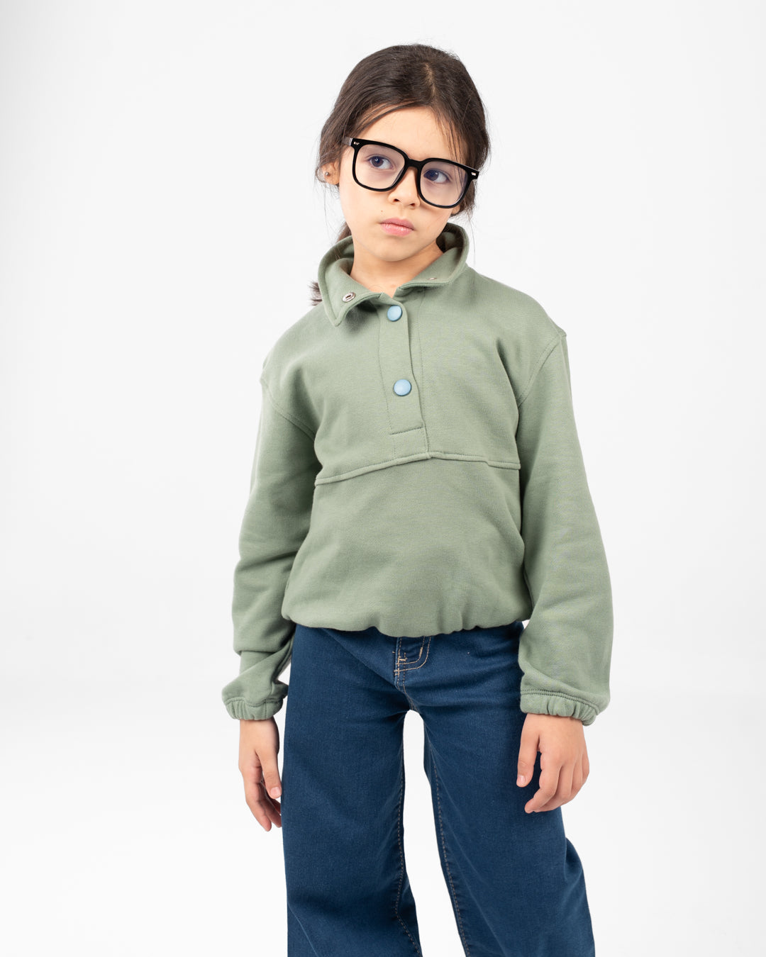 سويت شيرت بزرار