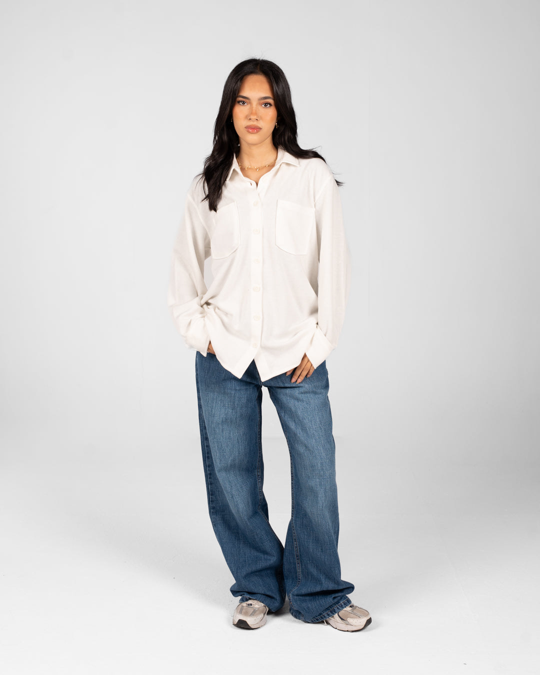 Women Basic Overshirt