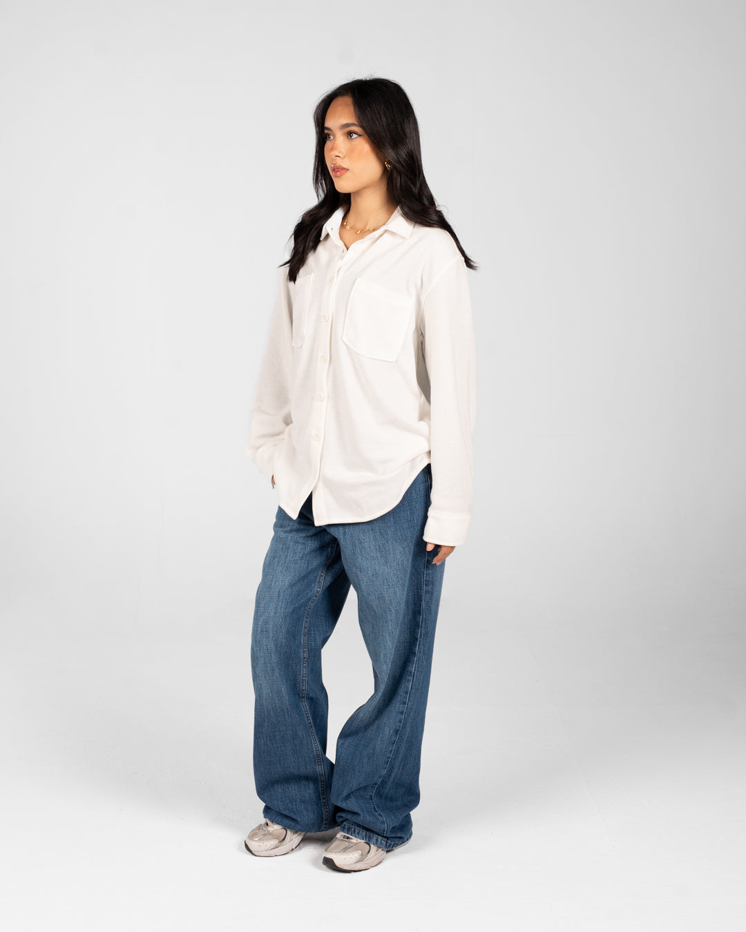 Women Basic Overshirt