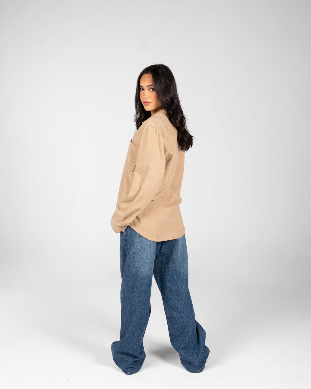 Women Basic Overshirt