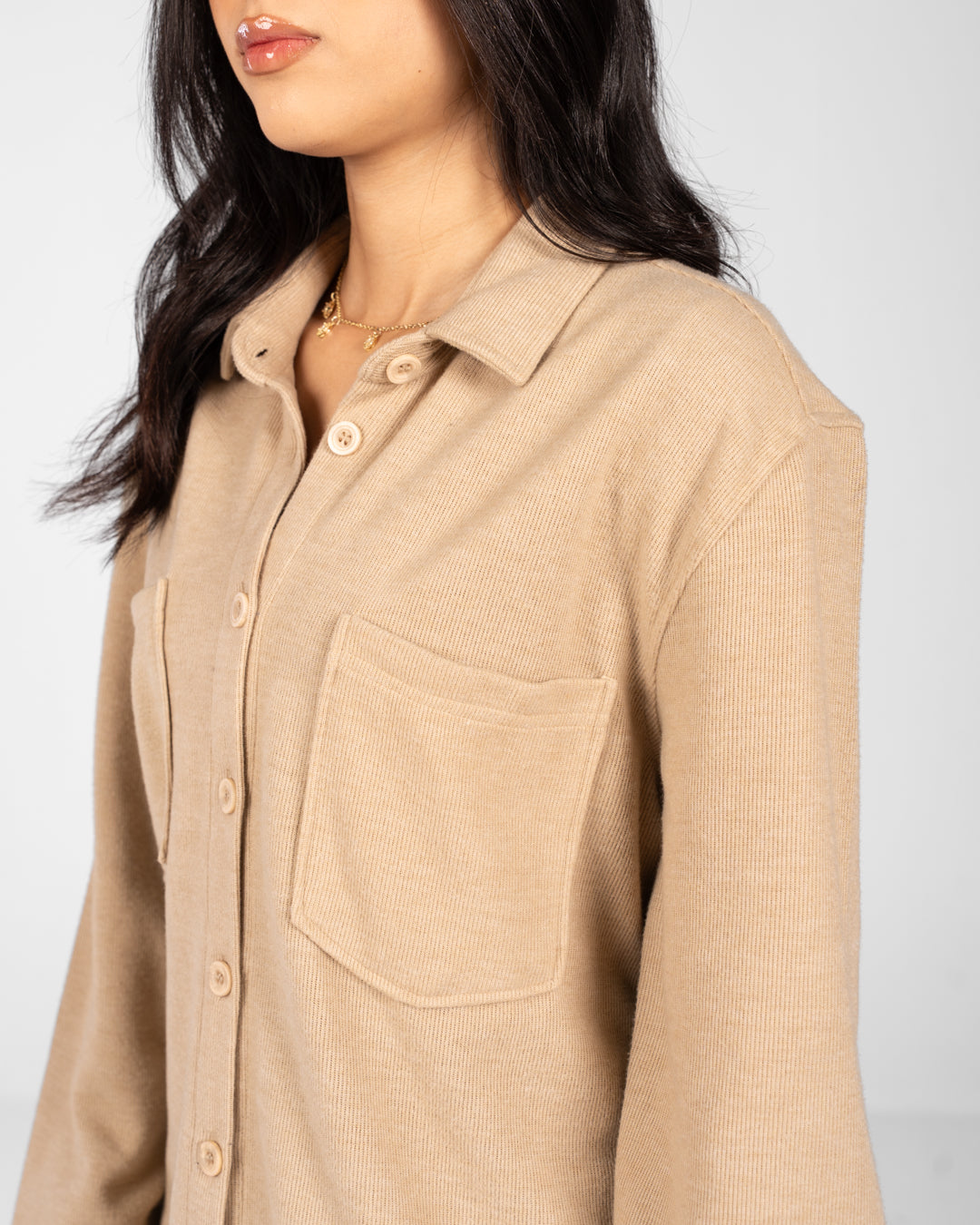 Women Basic Overshirt