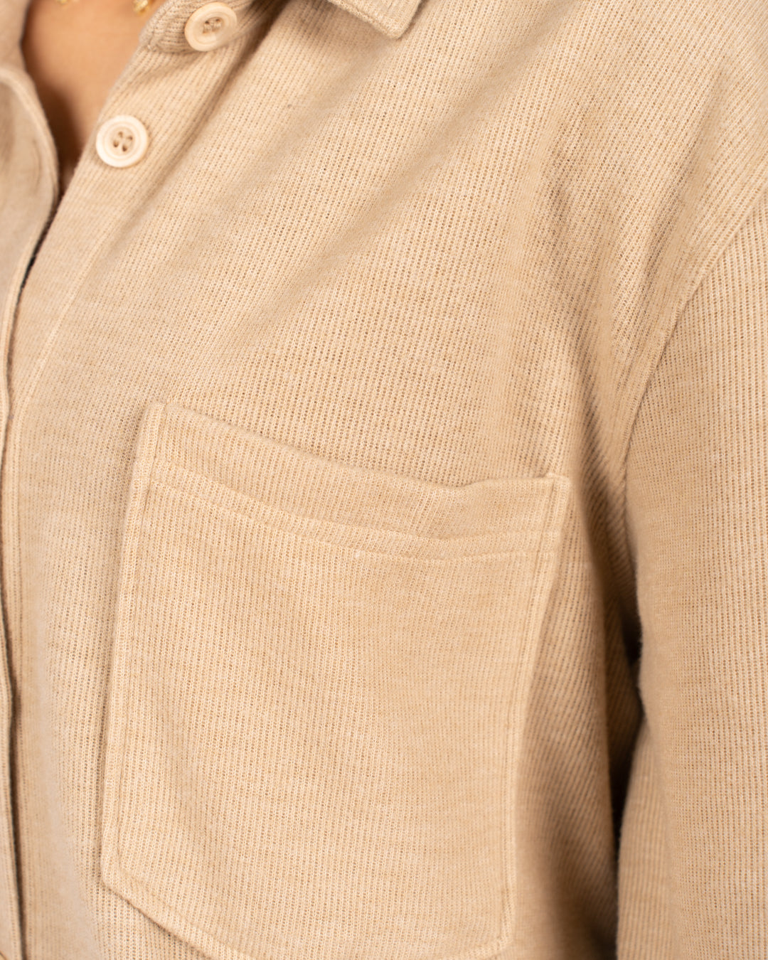 Women Basic Overshirt