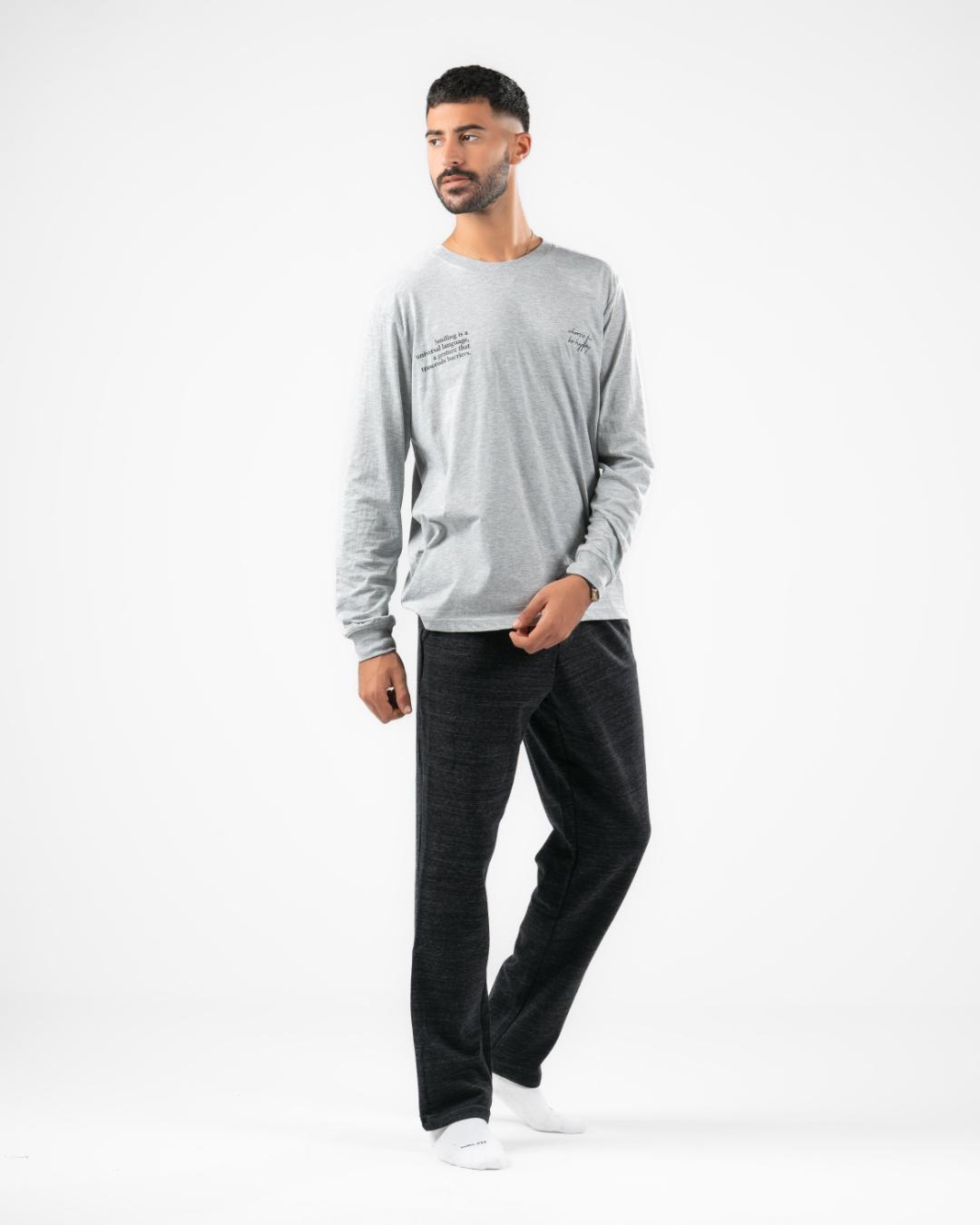 طقم بيجامة رجالي مطبوع