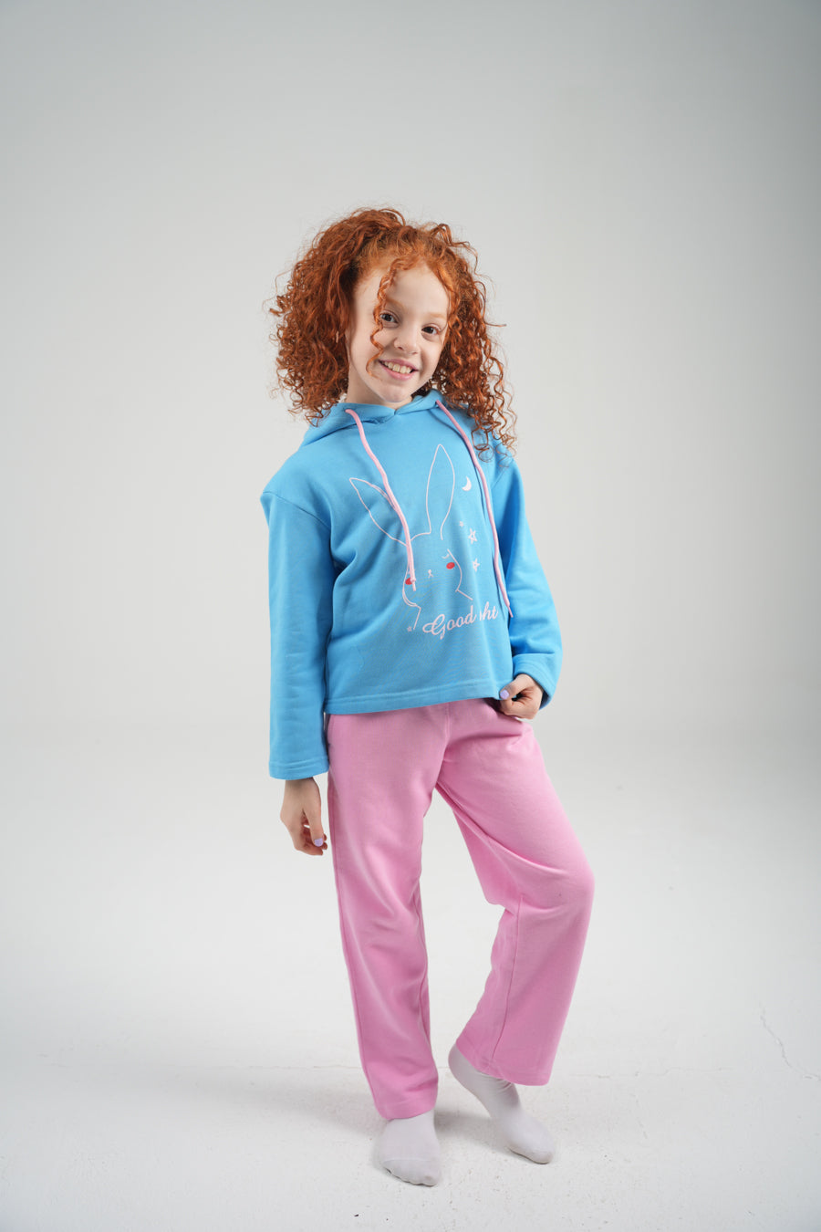 بيجامة بناتي مطبوعة