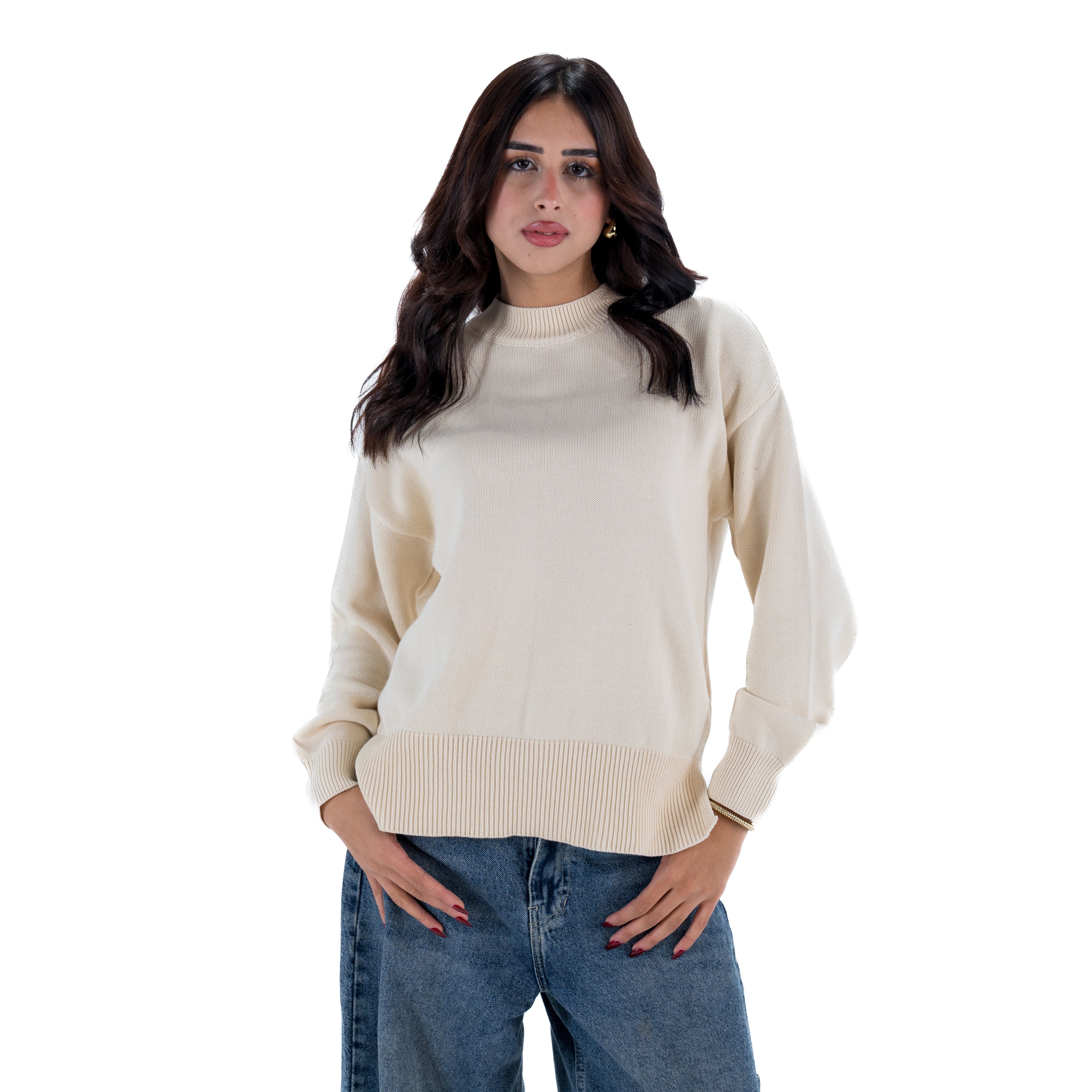 Women Round Neck Pullover