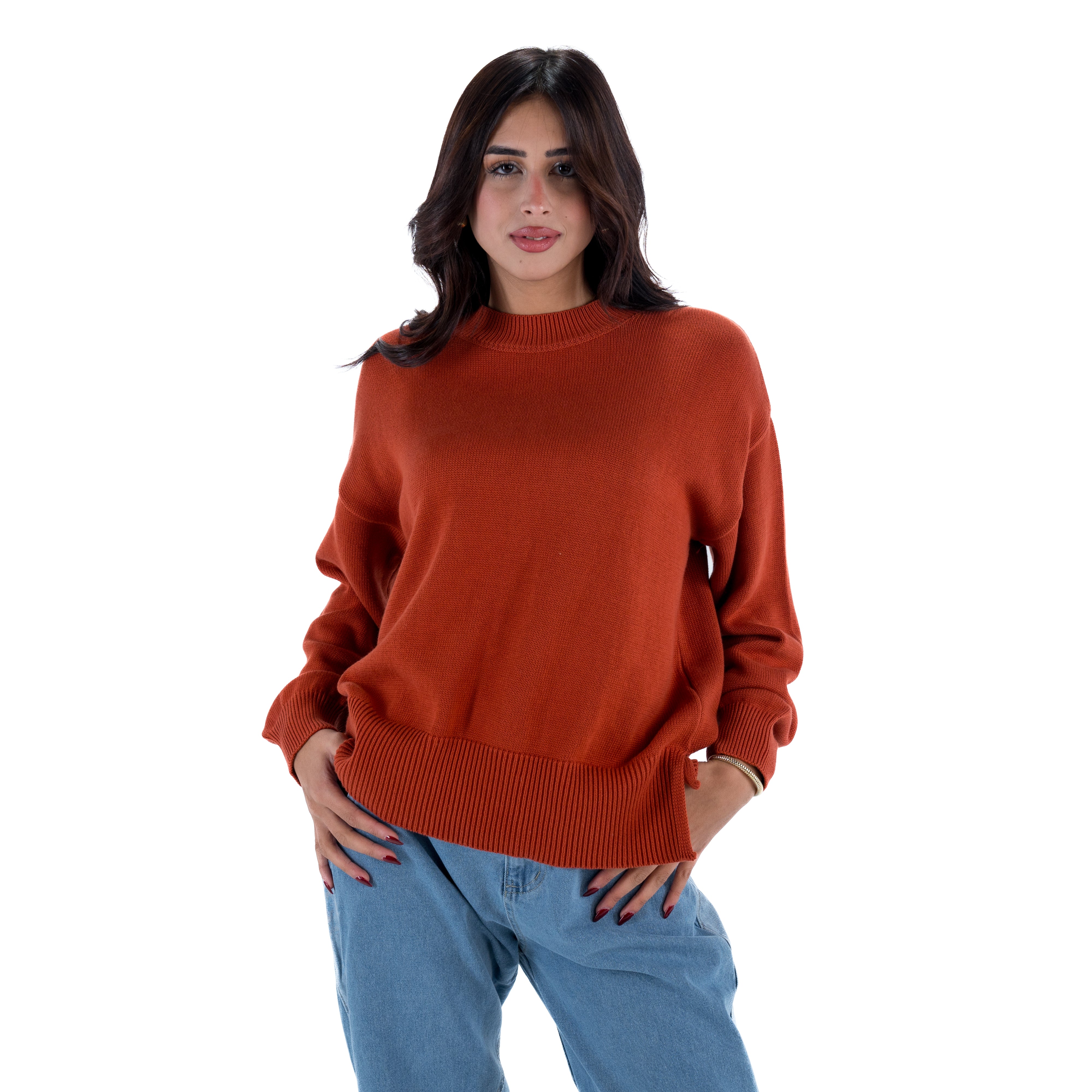Women Round Neck Pullover