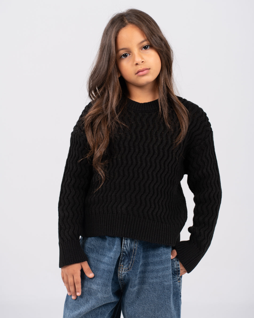 Zigzag Girls Basic Pullover