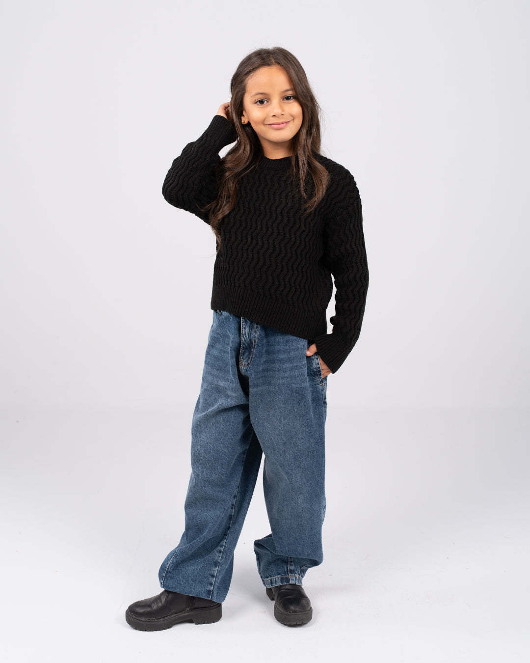 Zigzag Girls Basic Pullover