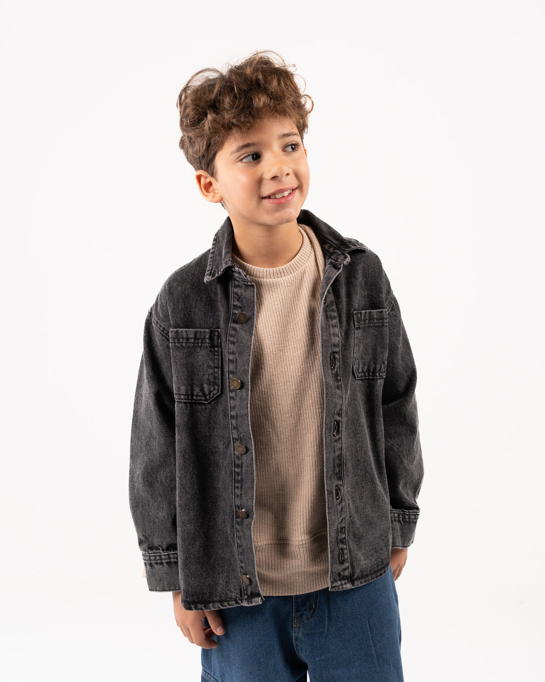 قميص جينز بجيبين