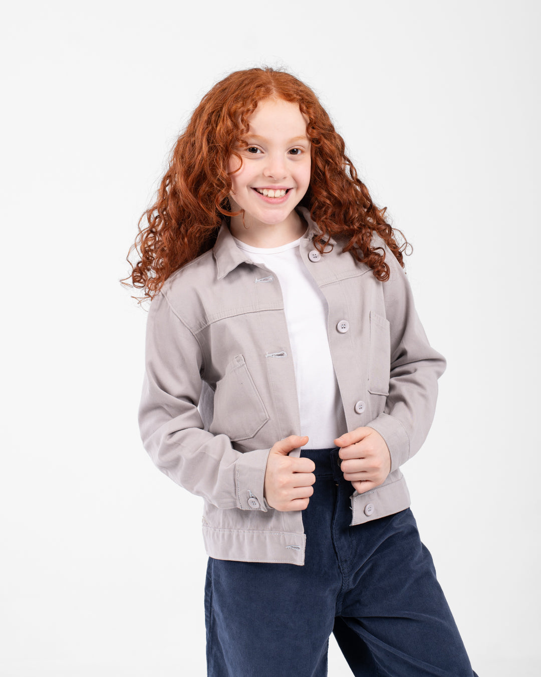 Girl Plain OverShirt