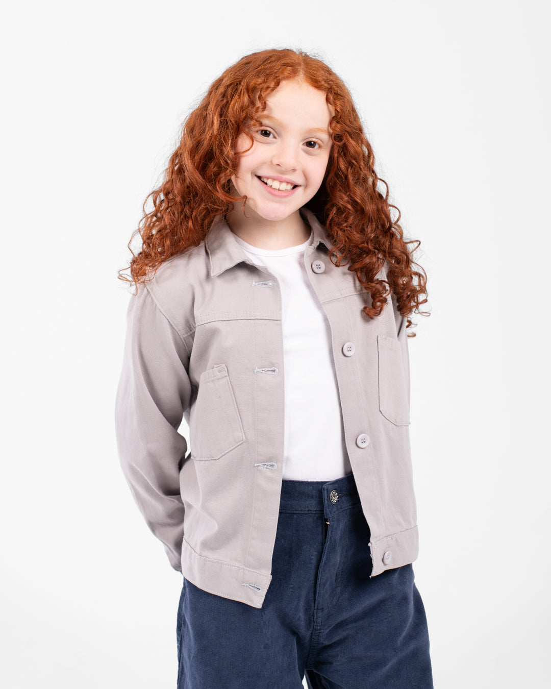 Girl Plain OverShirt