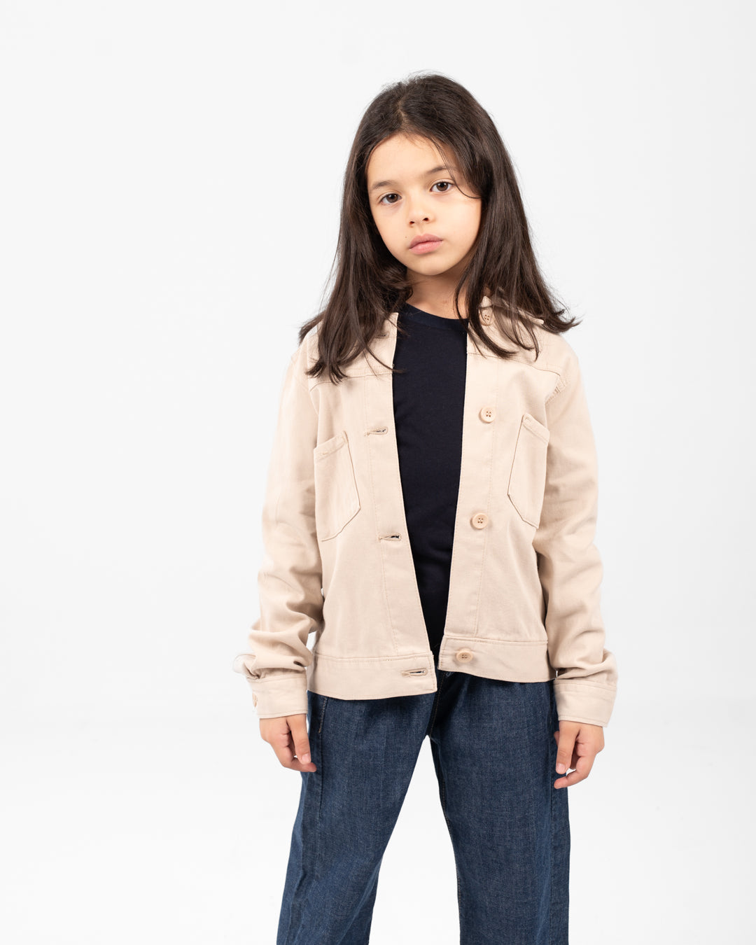 Girl Plain OverShirt