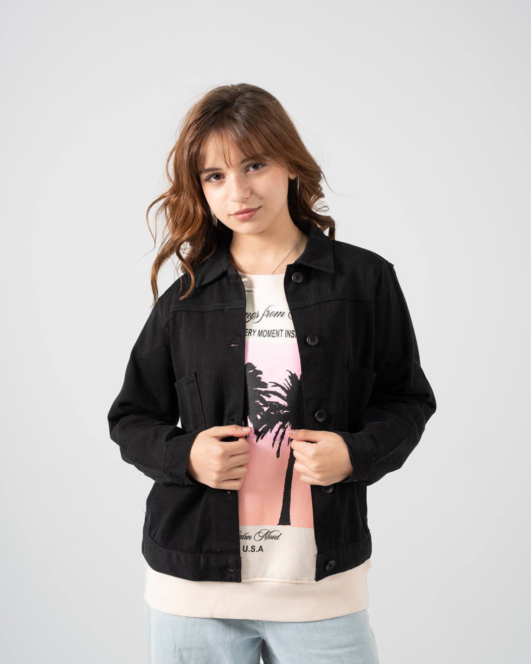 Girl Plain OverShirt