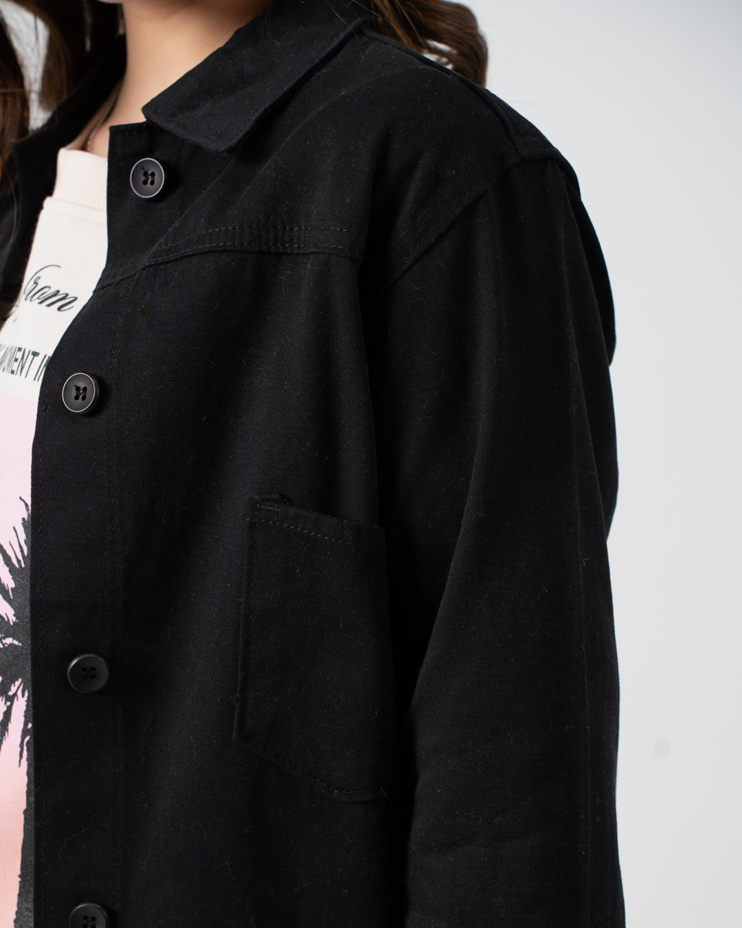 Girl Plain OverShirt