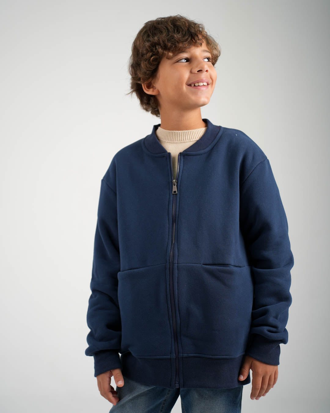 سويت شيرت بسحاب للأولاد