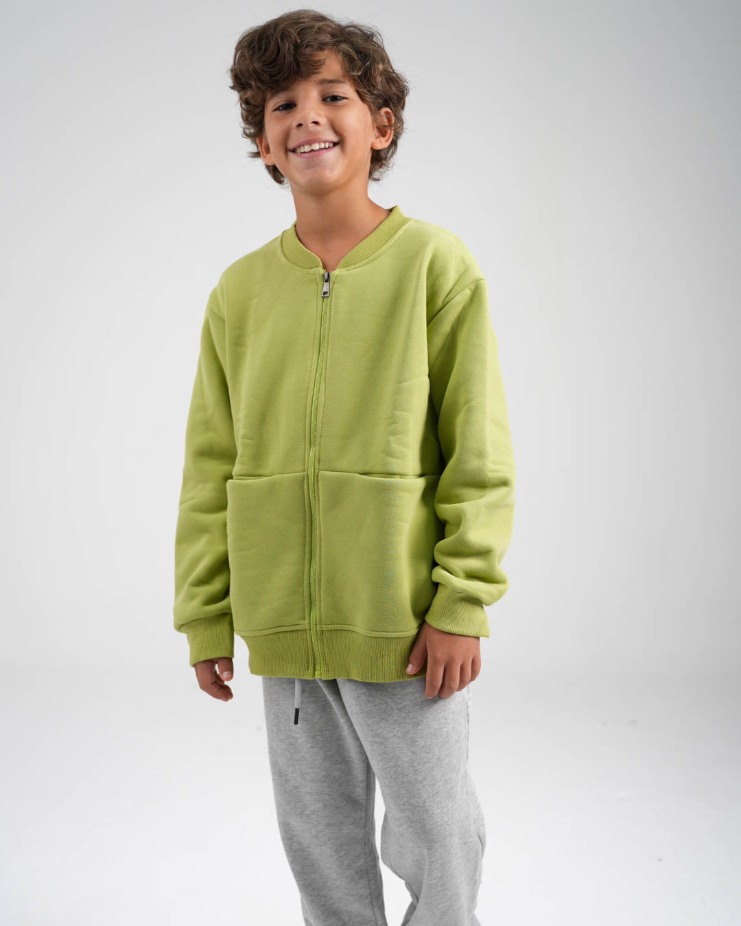 سويت شيرت بسحاب للأولاد