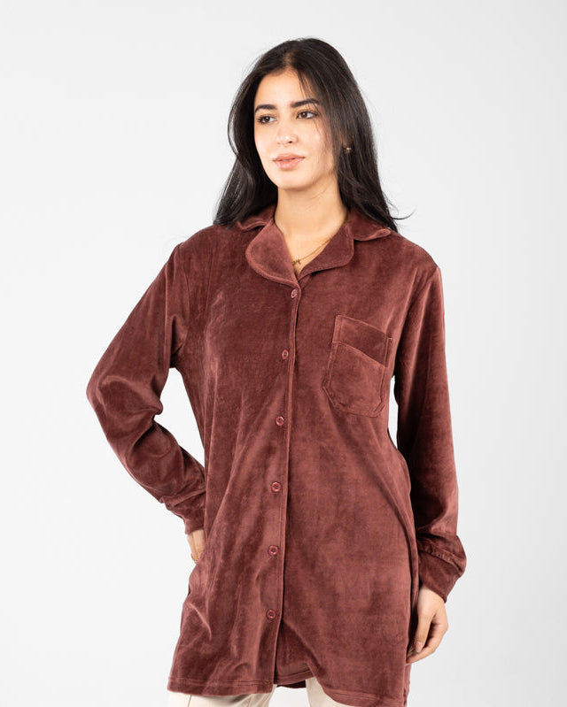 Long Sleeve Night Shirt