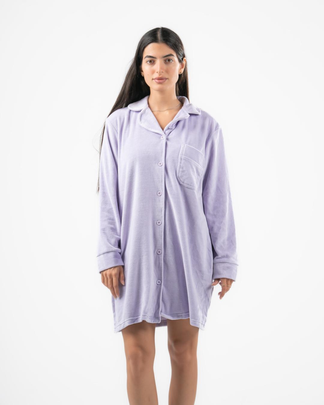Long Sleeve Night Shirt