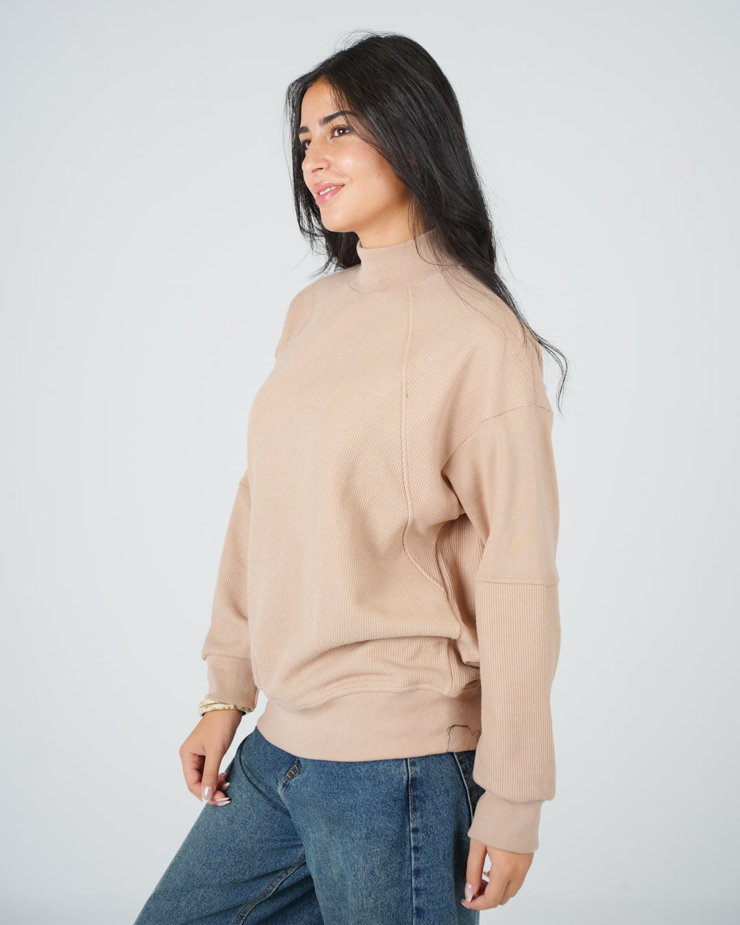 Women Jacquard Sweatshirt