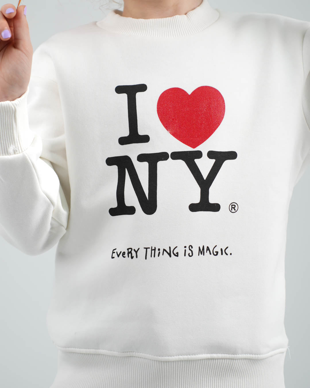 سويت شيرت مطبوع NY