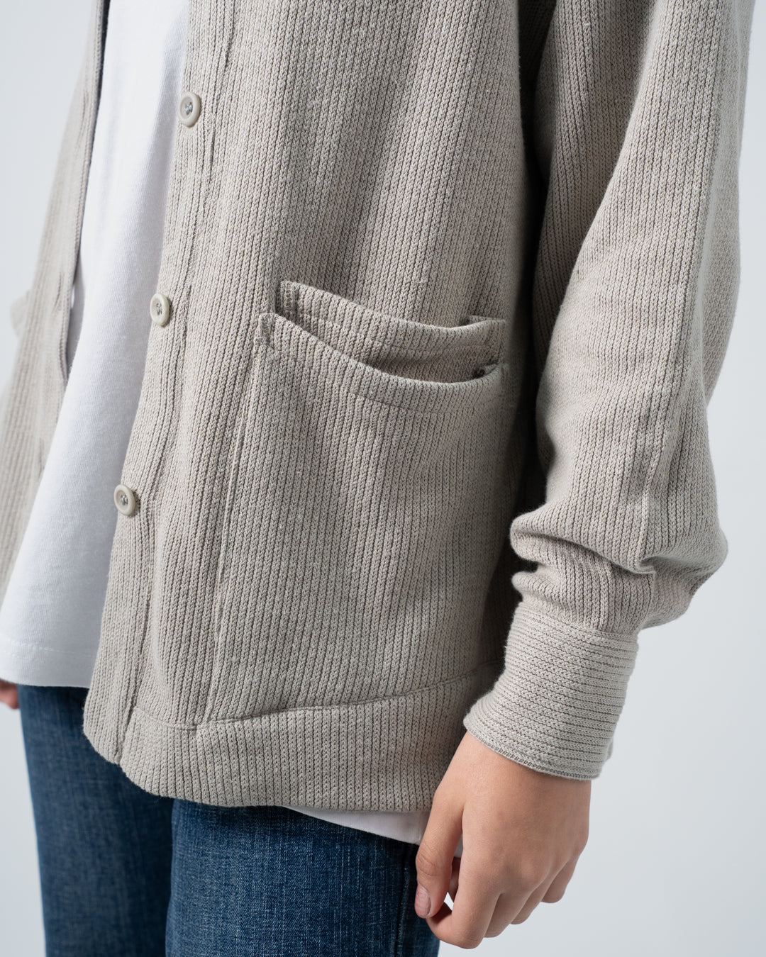 قميص جاكار بناتي بأزرار