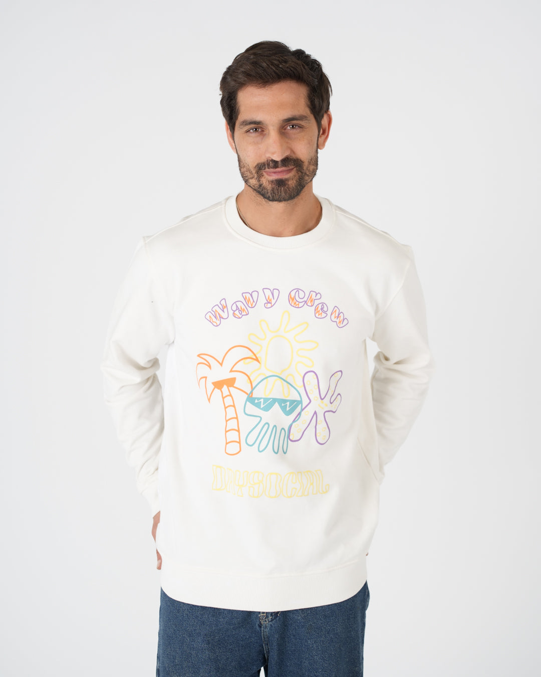 Wavey Crew SweatShirt