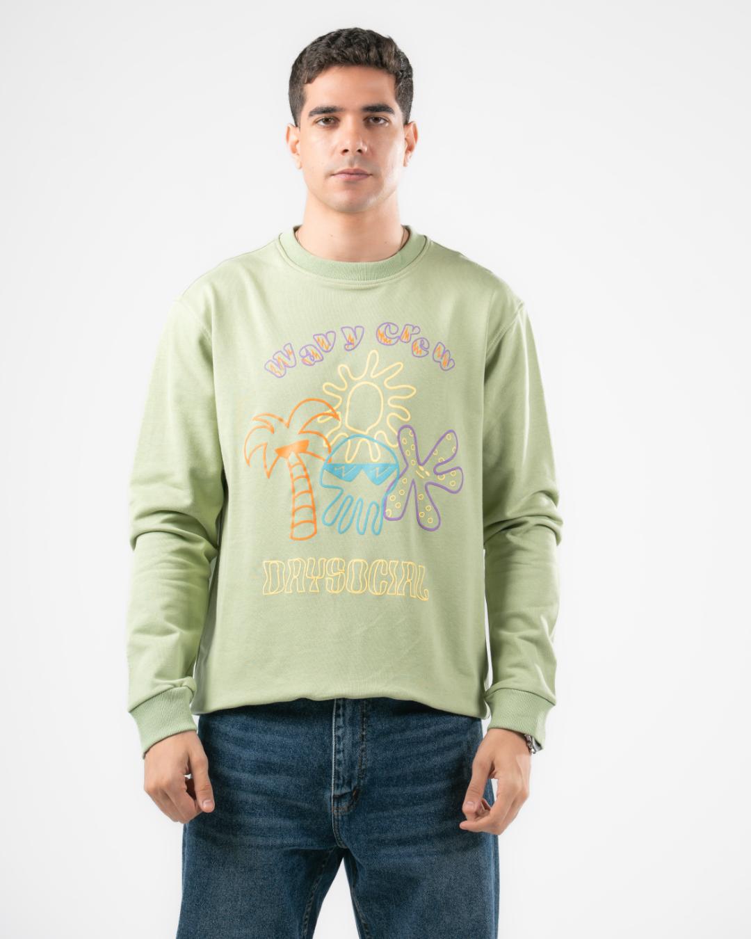 Wavey Crew SweatShirt