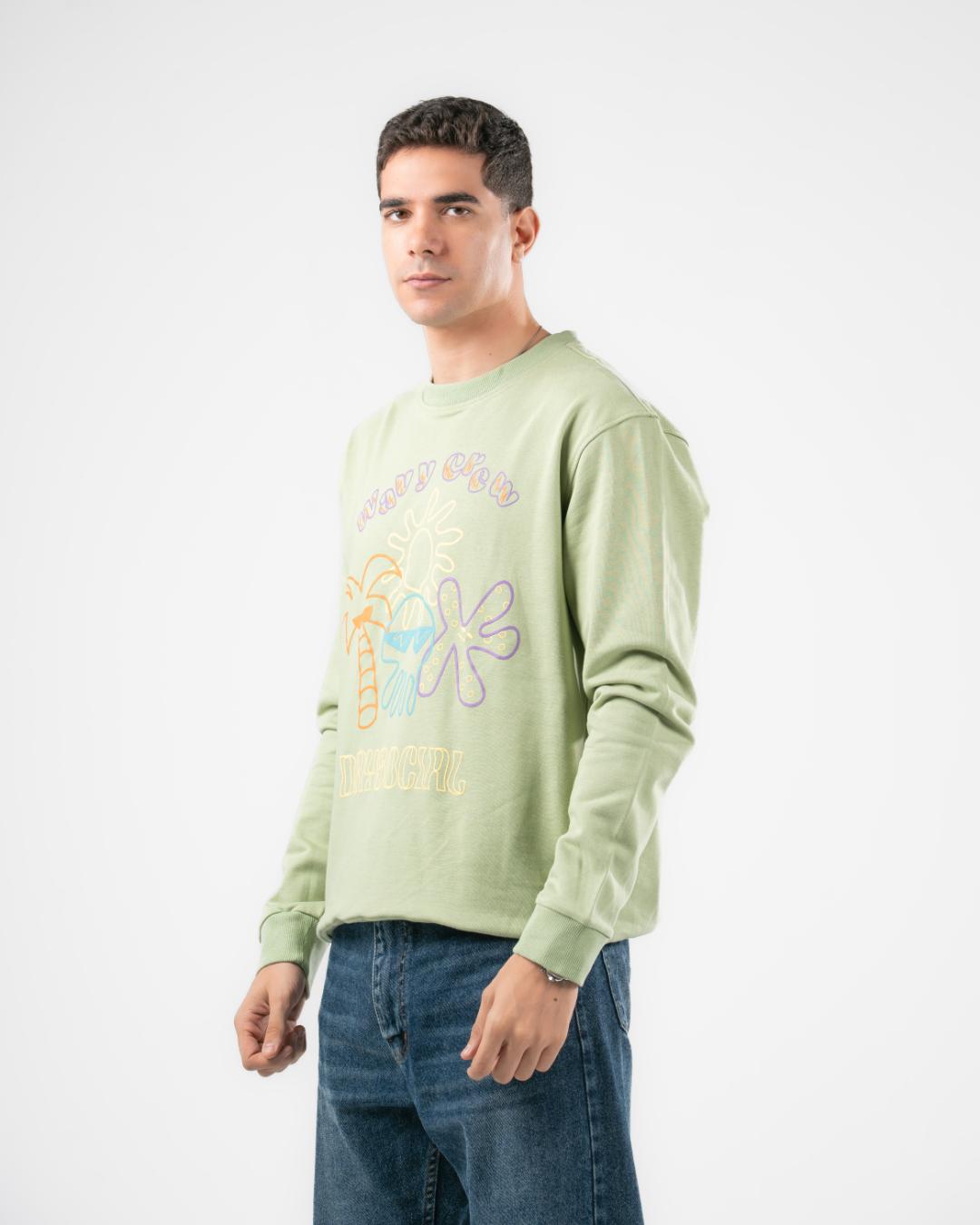 Wavey Crew SweatShirt