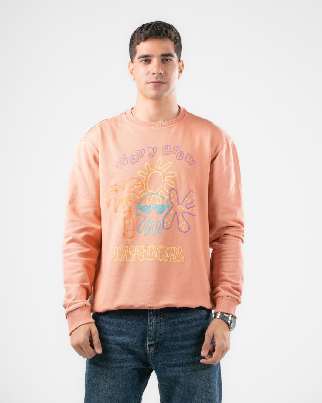 Wavey Crew SweatShirt