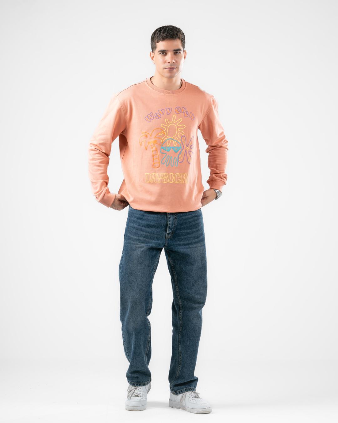 Wavey Crew SweatShirt