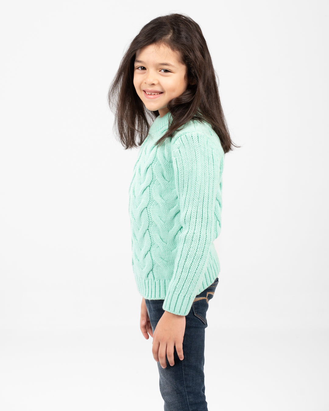 Braided Girl Pullover