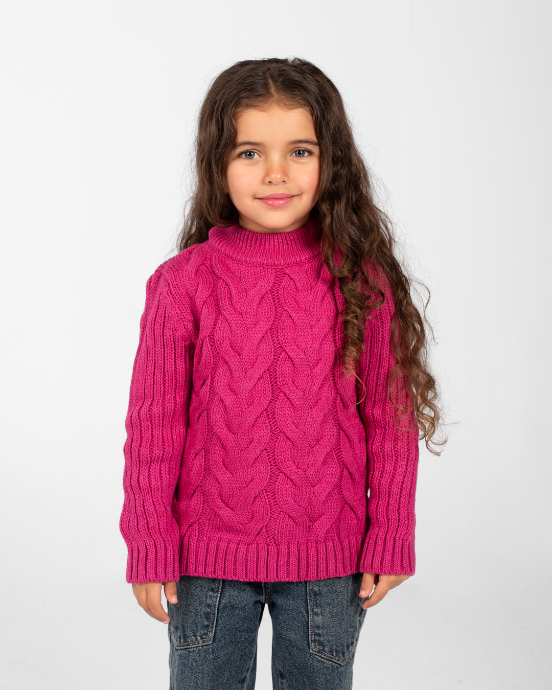 Braided Girl Pullover