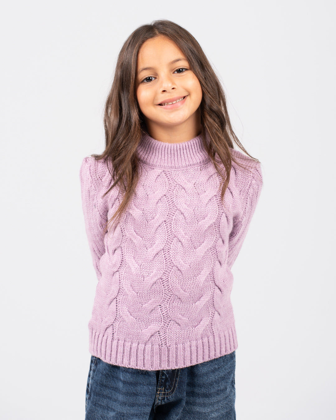 Braided Girl Pullover