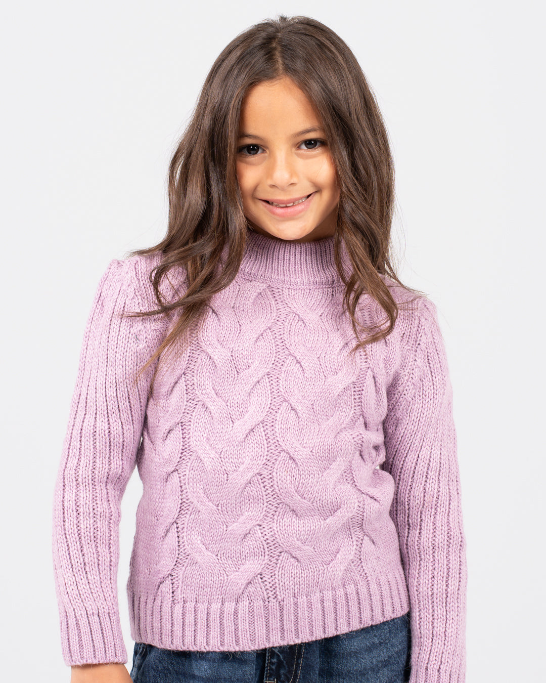 Braided Girl Pullover