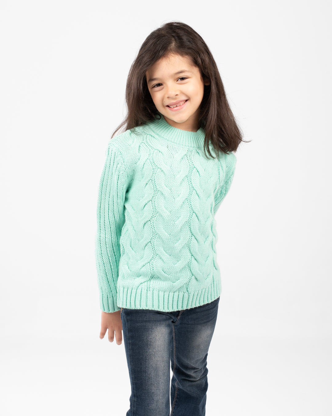 Braided Girl Pullover