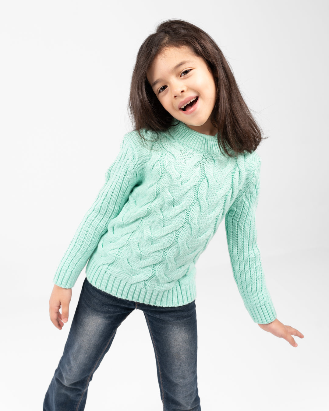 Braided Girl Pullover