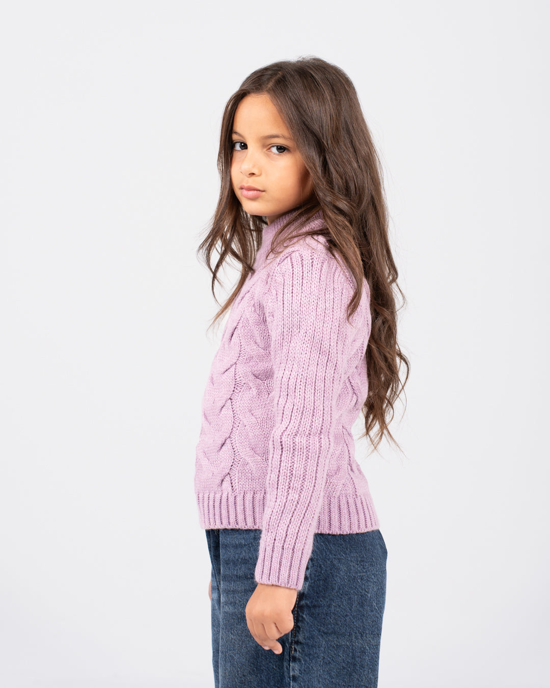 Braided Girl Pullover