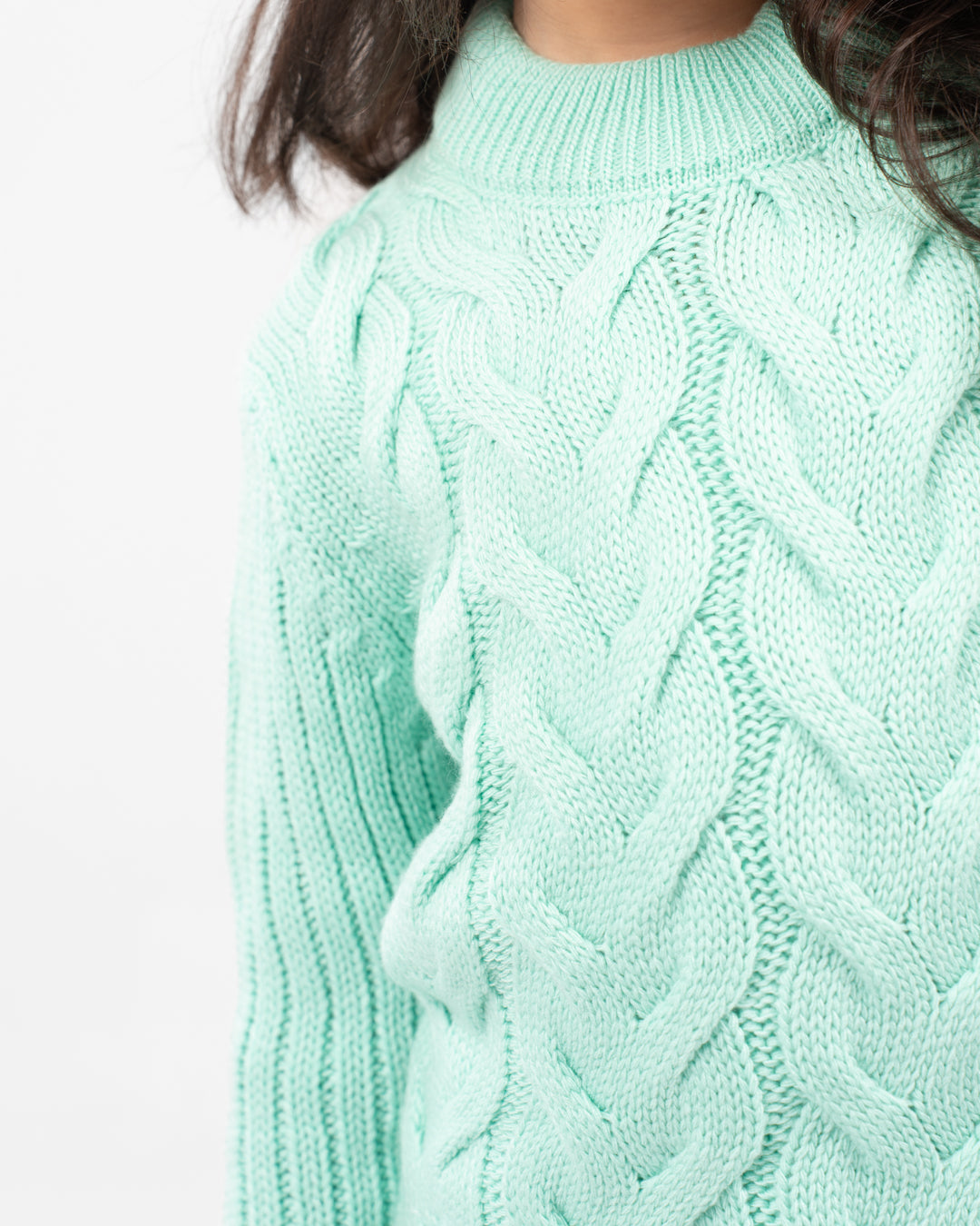 Braided Girl Pullover